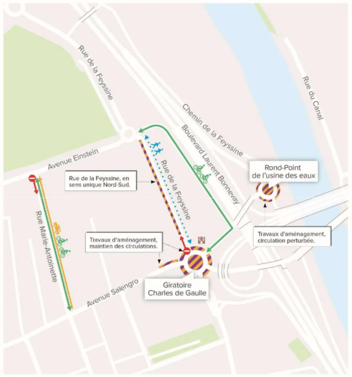 Info travaux T9 Buers Croix Luizet jusqu'à l'été