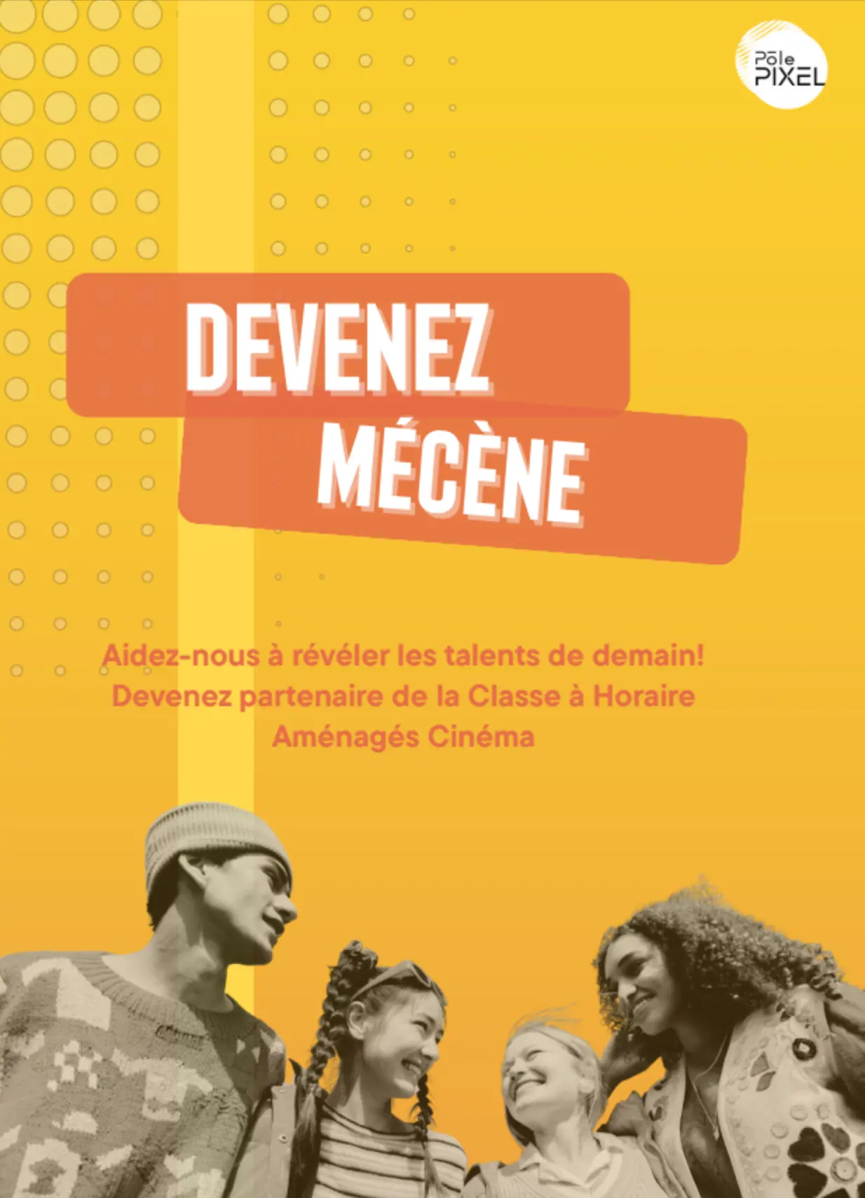 Appel au mécénat, classe à horaires aménagés cinéma, du collège du cinéma Bertrand Tavernier