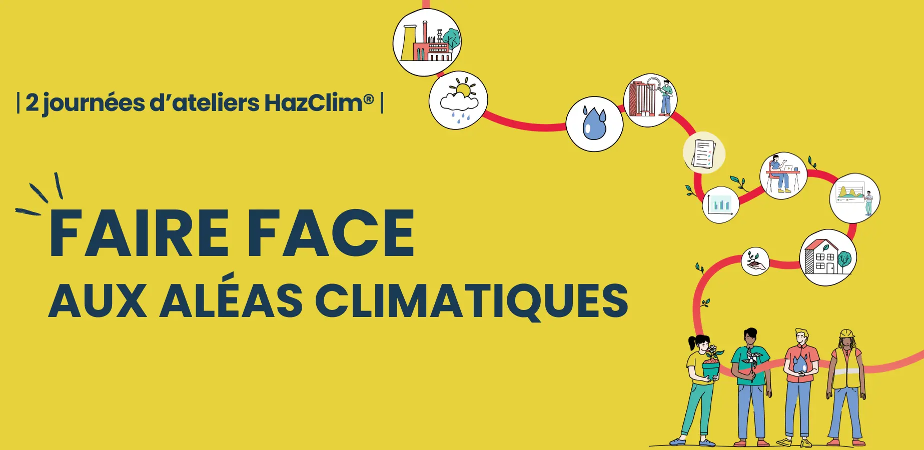 Invitation Ateliers 'Faire face aux aléas climatiques'