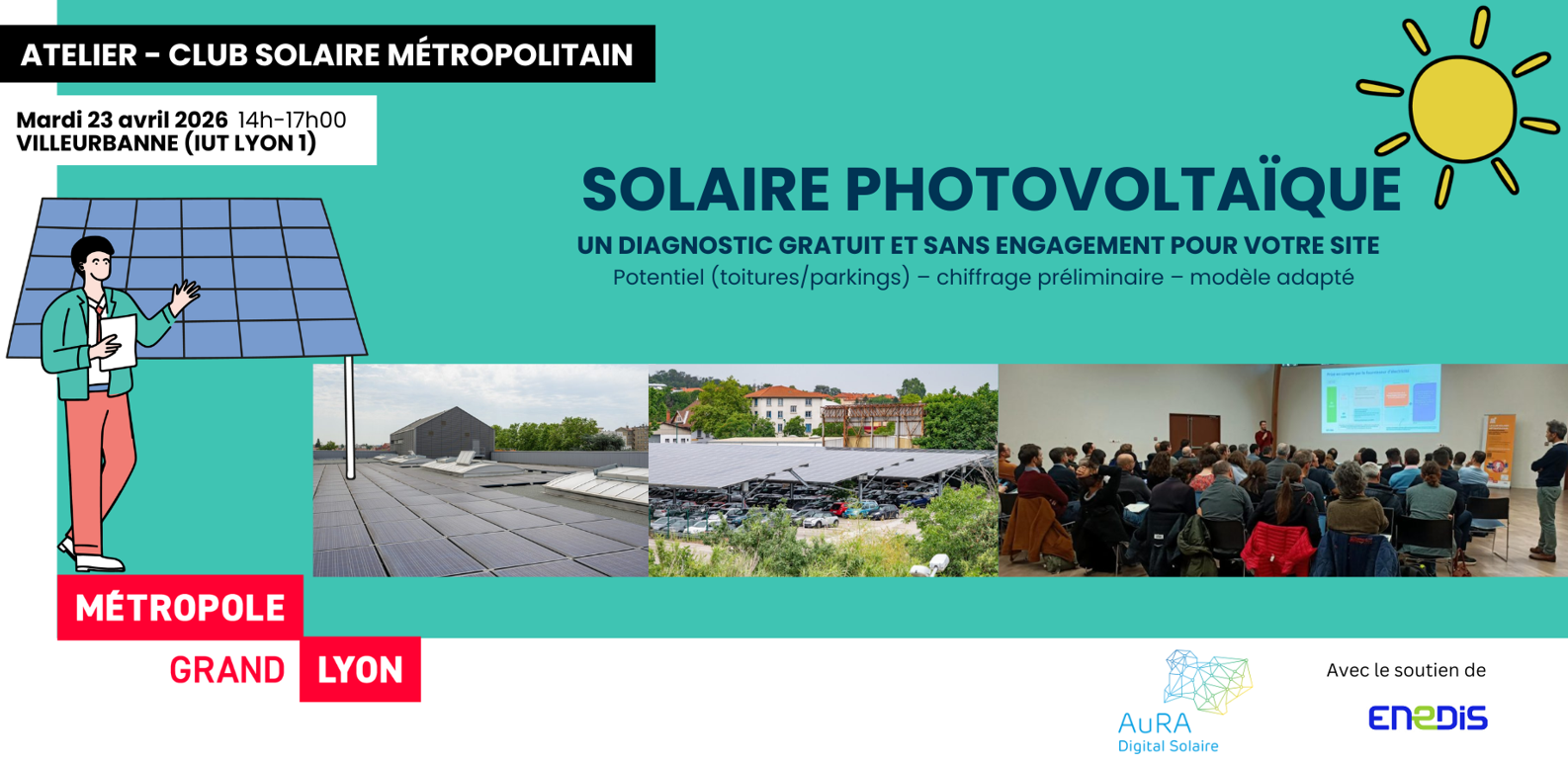 mardi 23 avril à 14h Atelier Solaire Photovoltaïque
